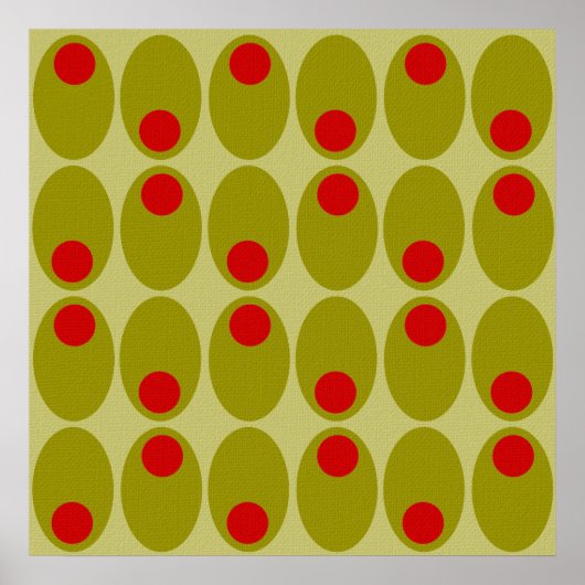 Olive Design Poster (Vorne)