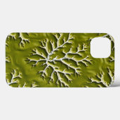 Olive Embossed Branch iPhone Case Style (Rückseite (Horizontal))