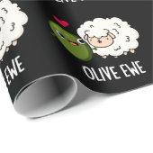 Olive Ewe Funny Liebe Puck Dark BG Geschenkpapier (Rolleneckpunkt)