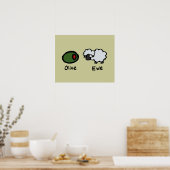 Olive Ewe Poster (Küche)