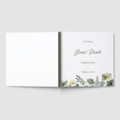 Olive Floral Wedding Gästebuch (Voll)