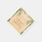 Olive Garden Greek Baby Shower Serviette (Ecke)