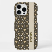 Olive Geometry Luxe iPhone Hülle (Rückseite)