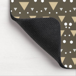 Olive Geometry Luxe Mousepad