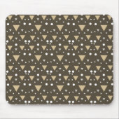 Olive Geometry Luxe Mousepad (Vorne)