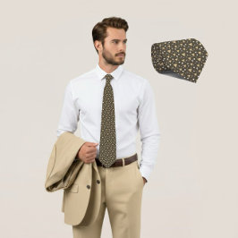 Olive Geometry Luxe Tie Krawatte