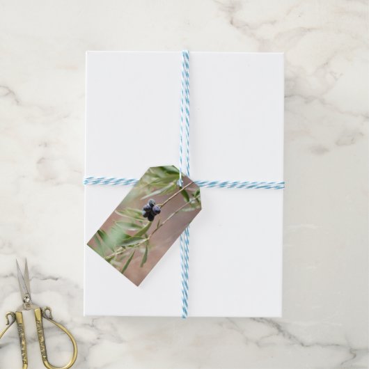 Olive Gift Tags Geschenkanhänger (Mit Garn)
