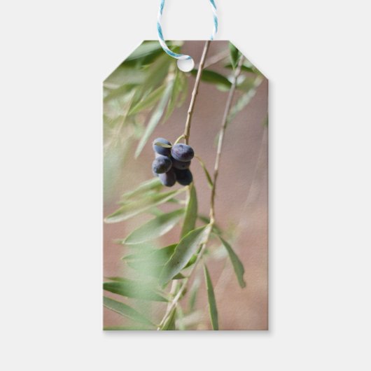 Olive Gift Tags Geschenkanhänger (Vorderseite)