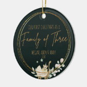 Olive Glittering Family Starlight Ornament (Links)