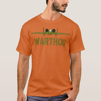 Olive Green A10 Warthog ArtUSA Militärjets T-Shirt