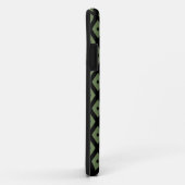 Olive green and black diamond pattern Case-Mate iPhone hülle (Hinten/Rechts)