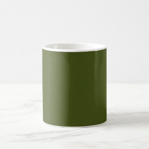 Olive Green Background Deco zum Anpassen Kaffeetasse