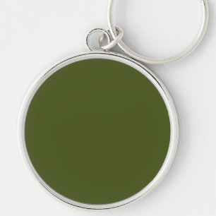 Olive Green Background Decor zu individualisieren Schlüsselanhänger