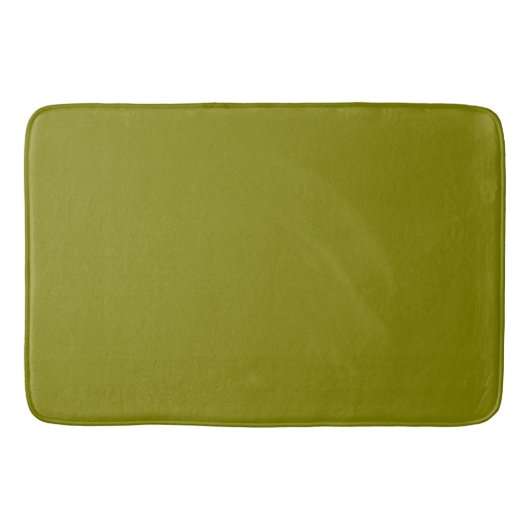 Olive Green Badematte (Vorderseite)