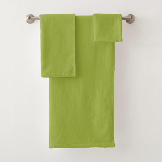 Olive Green Badhandtuch Set (Insitu)