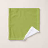 Olive Green Badhandtuch Set (Waschlappen)