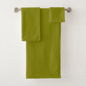 Olive Green Badhandtuch Set (Insitu)