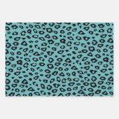 Olive Green Black Leopard Print Geschenkpapier Set (Vorderseite 3)
