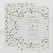 Olive Green Blätter Natural Oatfood Rustikale Hoch