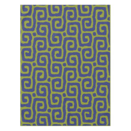 Olive Green &blue Abstract pattern Tischdecke