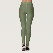 Olive Green Boho Leggings (Rückseite)