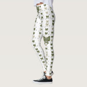 Olive Green Bows Leggings (Links)