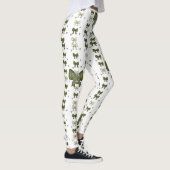 Olive Green Bows Leggings (Rechts)