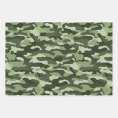 Olive Green Camouflage Geschenkpapier Set (Vorderseite 2)