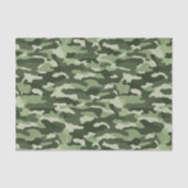 Olive Green Camouflage Seidenpapier (Vorderseite)