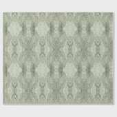 Olive Green Christmas Pattern#33 ID1009 Geschenkpapier (Flach)