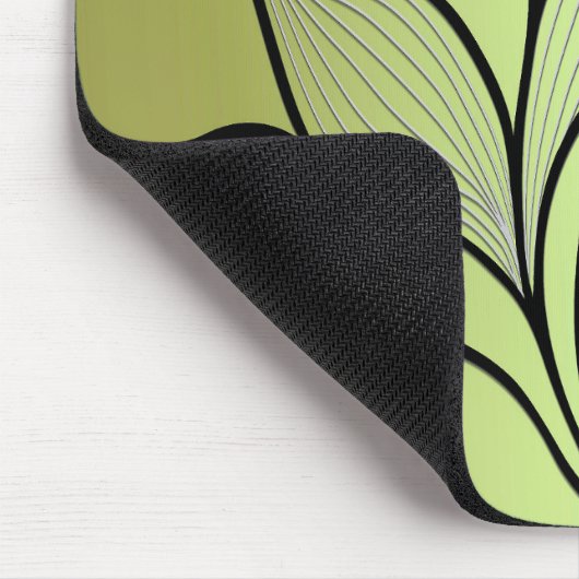 Olive Green Creative Verlass Pattern Mousepad (Ecke)