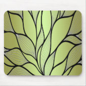 Olive Green Creative Verlass Pattern Mousepad (Vorne)