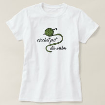 Olive Green Crochet Schnell, Die Warmer T - Shirt