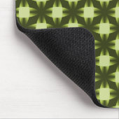 Olive Green Daring Disks Mousepad (Ecke)