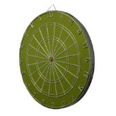 Olive Green Dart Board Dartscheibe (Vorderseite rechts)