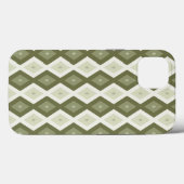 Olive green diamond pattern Case-Mate iPhone case (Rückseite (Horizontal))