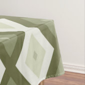 Olive green diamond pattern tischdecke (Beispiel)
