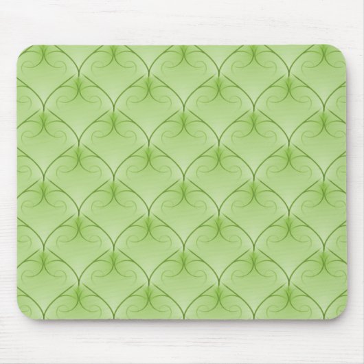Olive Green Elegance Mousepad (Vorne)