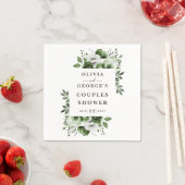 Olive Green Elegant Country Blumenpaare Dusche Serviette (Beispiel)