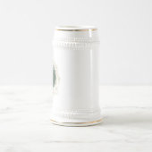 Olive Green Elegante Trauzeugen Geschenk Bierglas (Mittel)