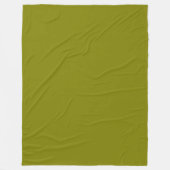 Olive Green Fleece Blanket (Vorderseite)
