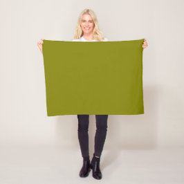 Olive Green Fleecedecke