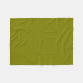 Olive Green Fleecedecke (Vorderseite (Horizontal))