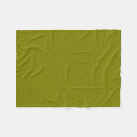 Olive Green Fleecedecke (Vorderseite (Horizontal))