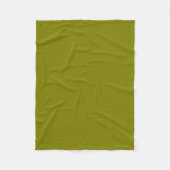 Olive Green Fleecedecke (Vorderseite)