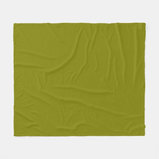 Olive Green Fleecedecke (Vorderseite (Horizontal))