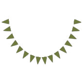 Olive Green - Fügen Sie Ihr eigenes Zeichen, Ihr F Wimpelkette (Alle)