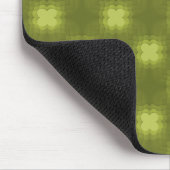 Olive Green Funky Flair Mousepad (Ecke)