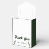 Olive Green Gastgeschenk Hochzeit Box Geschenkschachtel (Geöffnet)