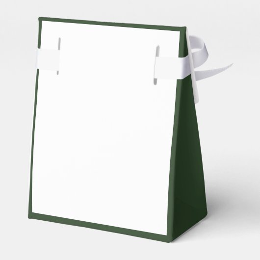 Olive Green Gastgeschenk Hochzeit Box Geschenkschachtel (Rückseite)